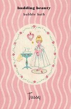 EMPTY BOX:  Tussy, Budding Beauty Bubble Bath, Tussy Cosmetics, New York, Paris