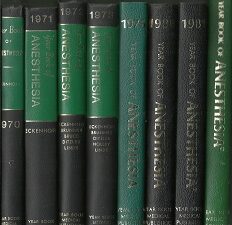 8 Volumes ~ Year Book of Anesthesia