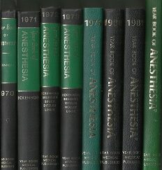 8 Volumes ~ Year Book of Anesthesia