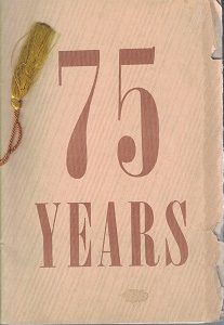 75 Years – Seventy-Five Years Auerbach Company Diamond Anniversary 1864 – 1939