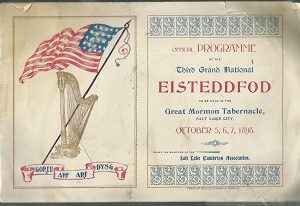 Programme – Third Grand National Eisteddfod in Salt Lake City, 1898