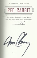 Red Rabbit, by Tom Clancy, – Signed by Tom Clancy!        #281 of 550 Copies!