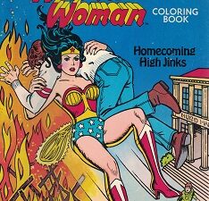 Wonder Woman Coloring Book, from 1979, Unused