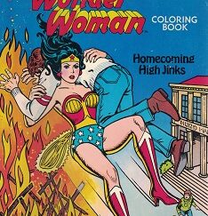 Wonder Woman Coloring Book, from 1979, Unused