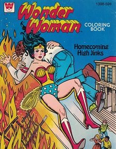 Wonder Woman Coloring Book, from 1979, Unused