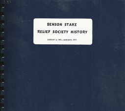 Benson Stake Relief Society History – Leona Rasmussen McCarrey