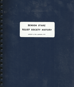 Benson Stake Relief Society History – Leona Rasmussen McCarrey
