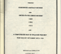 Our Syracuse Heritage – Clayton J. Holt