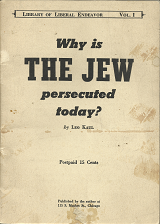 Why is The Jew Persecuted Today?(1939) – Leo Kaul