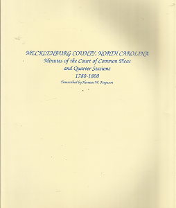 Mecklenburg County, North Carolina(1995) – Herman W. Ferguson – 0962077038