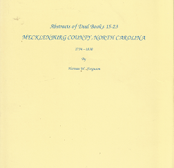 Mecklenburg County, North Carolina(2001) – Herman W. Ferguson – 0962077089
