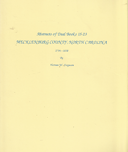 Mecklenburg County, North Carolina(2001) – Herman W. Ferguson – 0962077089