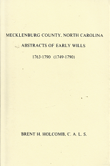 Mecklenburg County, North Carolina(1980) – Brent H. Holcomb