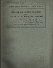 Bulletin 873; Geology and Mineral Resources, Pennsylvania