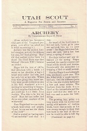 Utah Scout Vol. 3, No. 6, January 1932 ~ [A Magazine For Scouts and Scouters]
