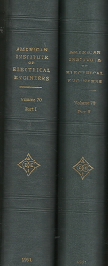 Transactions of the american Institute of Electrical Engineers – Vol. 70