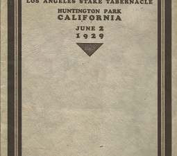 Dedication Souvenir: Los Angeles Stake Tabernacle