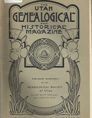 The Utah Genealogical and Historical Magazine; April,1916 Vol.7 No. 2