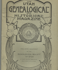 The Utah Genealogical and Historical Magazine; January,1921 Vol.7 No.1