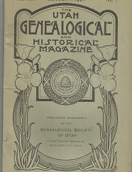 The Utah Genealogical and Historical Magazine; January,1921 Vol.7 No.1