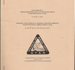 Utah Coal Studies II (Special studies 54)