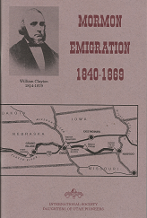 Mormon Emigration 1840-1869; by International Society Daughters of Utah Pioneers