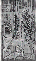 1964 World Championship Game (Metal Collectible Ticket)