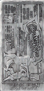 1964 World Championship Game (Metal Collectible Ticket)