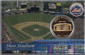 Shea Stadium Coin and Card Collectible (1964-2008)