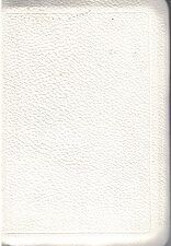 Holy Bible / Ready References – Missionary Edition – White Bendable Leather — Gold Leafed Indexed Page Edges — Code at End of N.T.:  50 C 76