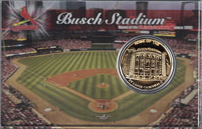 Busch Stadium Card and Coin Collectible Set 2006