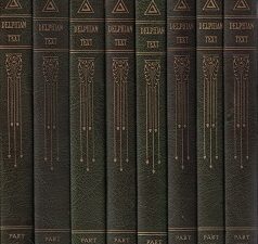 Delphian Text ~ 8 Parts ~ [Eight Matching Leather-Like Volumes] ~ 1929