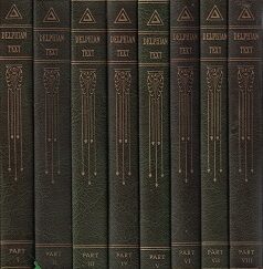 Delphian Text ~ 8 Parts ~ [Eight Matching Leather-Like Volumes] ~ 1929