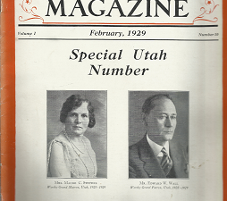 Eastern Star Magazine; February, 1929, Volume 1, Number 10; Special Utah Number