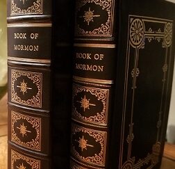 1888 Book of Mormon ~ Beautifully Rebound in Leather in Clam Shell Box!