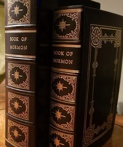 1888 Book of Mormon ~ Beautifully Rebound in Leather in Clam Shell Box!