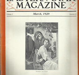 Eastern Star Magazine; March, 1929, Volume 1, Number 11