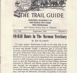 The Trail Guide Vol. VIII, No.3 ~ CO-HAB Hunts In the Mormon Territory ~ Joe Klassen