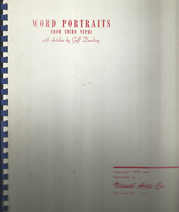 Word Portraits form third Nephi(1952) – Goff Dowding