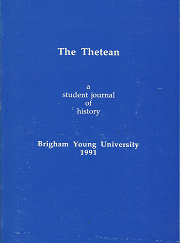 The Thetean; A Student Journal of History