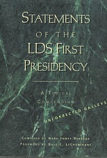 Uncorrected Proof ~ Statements of the LDS First Presidency