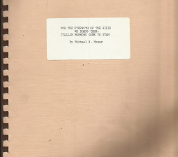 For the Strength of the Hills We Bless Thee: Italian Mormons come to Utah – Michael W. Homer