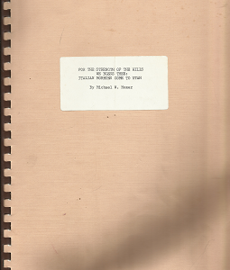 For the Strength of the Hills We Bless Thee: Italian Mormons come to Utah – Michael W. Homer