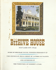 The Beehive House, Salt Lake City, Utah; Home of Brigham Young