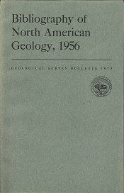 Bibliography of North American Geology, 1956; Bulletin 1075