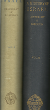 A History of Isreal; Volume 1 & 2 – W. O. E. Oesterley & Theodore H. Robinson