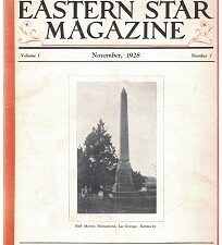 Eastern Star Magazine, Vol. 1, No. 7 ~ November, 1928