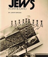 The History of the Jews in Utah and Idaho ~ Juanita Brooks ~ Hardbound