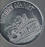 Southern Comfort Plastic Token – Double Sided – Silver Colored