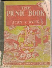 Jean Y. Ayer ~ The Picnic Book ~ [Rare Primer/Reader for Children]